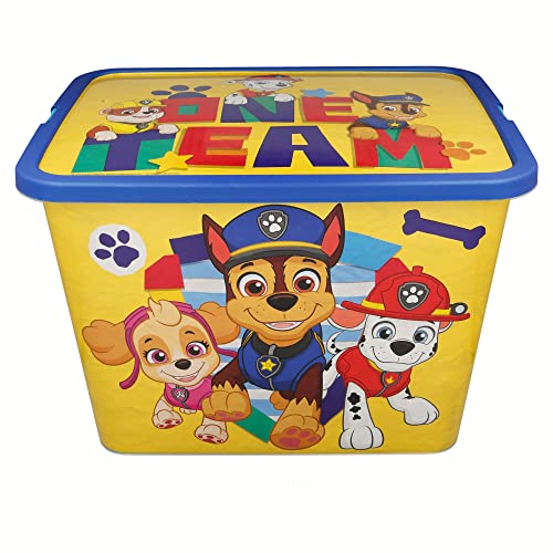 23 Liter Paw Patrol Boy Plain 23 Liter Click Lock Aufbewahrungsbox