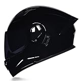 Motorradhelm, Hochklappbarer Modularer Helm, Integral-Sturzhelm, Doppelte Antibeschlagmaske, DOT/ECE-Zugelassener Helm B,M (55-56cm)