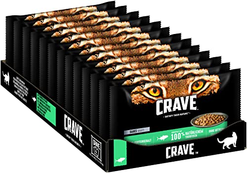CRAVE Katze Portionsbeutel Multipack Sauce mit Thunfisch 13 x 4x85g