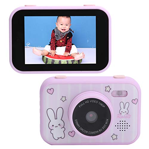 EBTOOLS1 Digitale Kinder Kamera, 3.5in Videokamera, Niedlich Kinderspielzeugkamera, Kinder Digitalkamera, HD Augenschutz Bildschirm, Geburtstagsgeschenk für Kinder, Mädchen, Junge(Rosa)