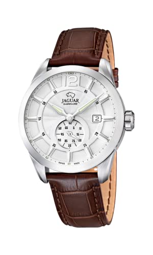 Jaguar Watches Herren-Armbanduhr XL Analog Quarz Leder J663/1
