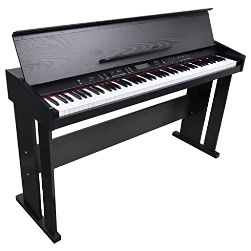 Hommdiy Elektro Klavier 88 Tasten Digital Piano E-Piano Keyboard Notenablage