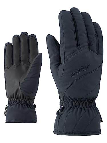Ziener Damen KIMAL GTX lady glove Ski-handschuhe/Wintersport | Wasserdicht, Atmungsaktiv, Black, 6