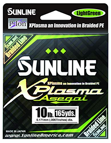 Sunline 63043200 Xplasma Asegai, hellgrün, 3,6 kg Test/165 YD