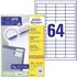 Avery-Zweckform 3667-200 Universal-Etiketten 48.5 x 16.9mm Papier Weiß 14080 St. Permanent haftend