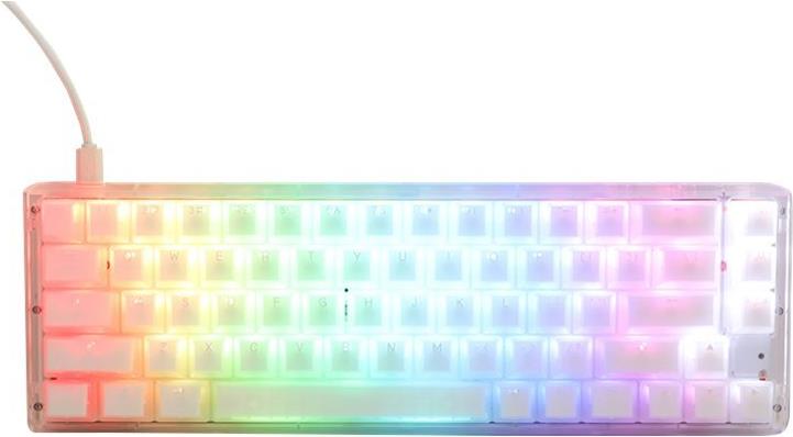 Ducky One 3 Aura White SF Gaming Tastatur, RGB LED - MX-Red