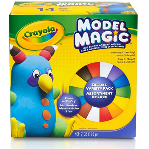Crayola – 23-2403-E-000 – Model Magic – Bunte Knetmasse, 14 Beutel