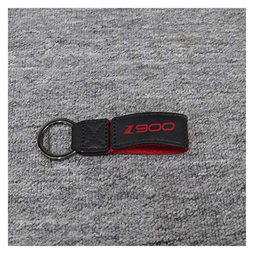LIJSMZ 3D-Schlüssel-Halter-Kette Sammlung Keychain Fit for Kawasaki Z1000 Z800 Z900 Z650 Z1000SX Motorrad Schlüsselanhänger Schlüssel (Color : Red, Numbering : 900)