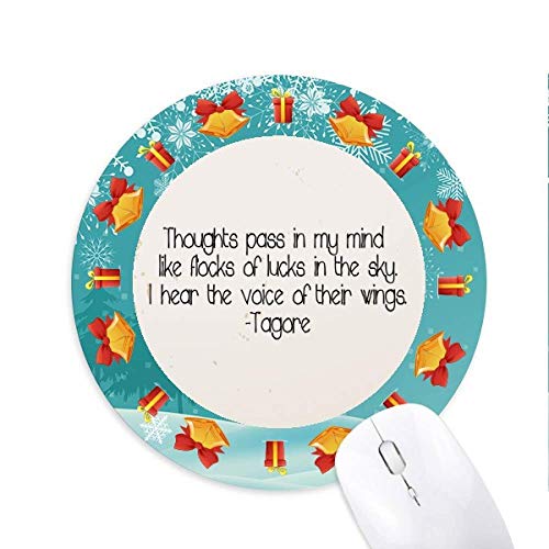 Qoutes Healing Sätze Gedanken Glück Stimme Mousepad Rund Gummi Maus Pad Weihnachtsgeschenk
