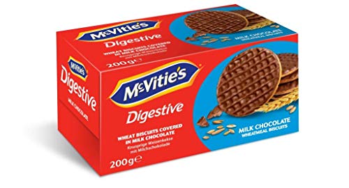 McVitie's Digestive Milk Chocolate 10 x 200 g – knusprige Kekse mit Schokoladenüberzug – Bisquits nach traditioneller Rezeptur – Milchschokolade (10 x 200 g)