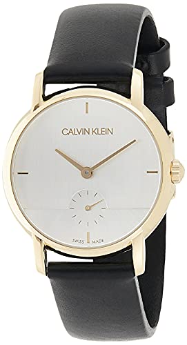 Calvin Klein Uhren Analog Quarz 32 Schwarz Leder 32011472