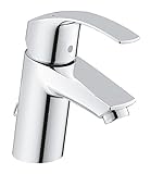 GROHE Eurosmart Waschtischarmatur, versenkbare Kette, Standard-Auslauf 33188002