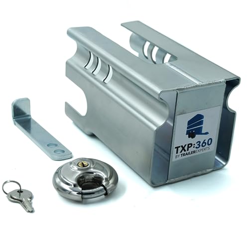 TXP:360 Kastenschloss Diebstahlsicherung für PKW Anhänger mit Schloss Safety-Box