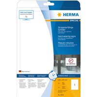 HERMA Special - Selbstklebendes Polyester - weiß - 190 x 275 mm 25 Stck. (25 Bogen x 1) (8334)