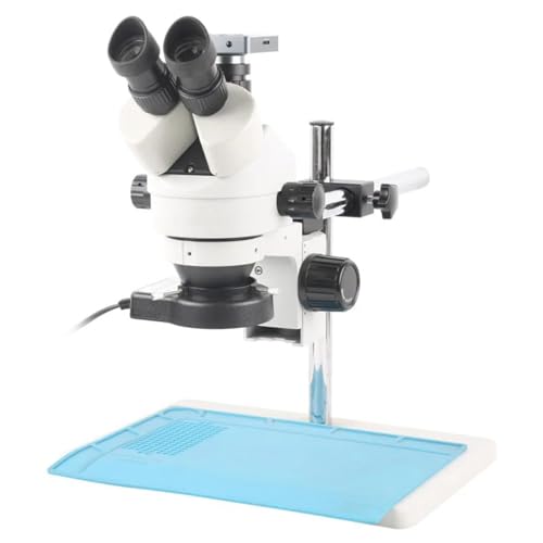 Mikroskop-Zubehör-Kit 8,3 MP 4k 1080P HDMI USB Video Kamera 3,5 X-90X Simul Brenn Stereo Trinokular Mikroskop Set Fit for PCB BGA CPU Chip Löten Reparatur Mikroskopische Objektträger (Size : G)