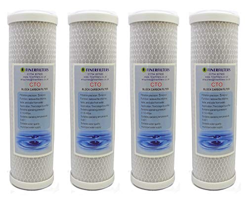 BLANCO Kompatible 5µm Carbon Block Ersatz Wasserfilter Kartuschen 9.75" x 2.5" , 4er pack