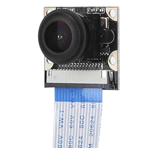 Nachtsicht Fisheye Kamera für Raspberry pi, Mini 1080P OV5647 5MP IR 130° Fish Eye Webcam Video Modul, mit 4 Schraublöchern, für Raspberry pi 4B/3B+/3B/2B