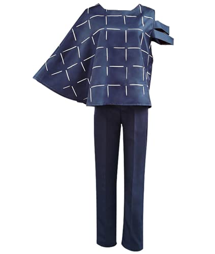 Jujutsu Kaisen Cosplay Mahito Outfits, Unisex Uniform Kostüm Anzug für Anime Fans Cosplay, Blau, S