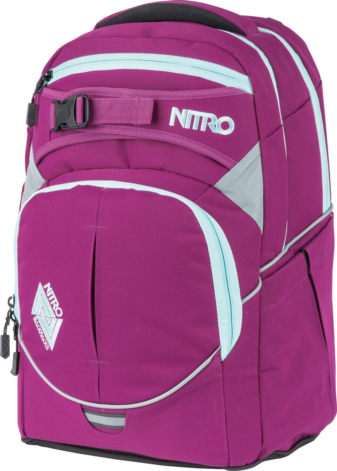 NITRO Schulrucksack "Superhero", Reflektoren