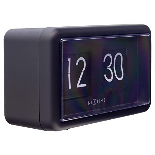 Flip Clock – Tisch- oder Wanduhr – Schwarz – 18 x 10 x 7 cm – NeXtime