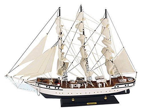 Dänemark Segelschiff Modell Modellsegelschiff Standmodel 3 Master Deko Maritim Ostsee Nordsee Sylt