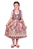 Edelnice Trachtenmode Kinder Dirndl Madeleine 3-TLG. inkl. Bluse, Schürze und Charivari (164)