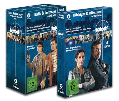 Tatort - Batic & Leitmayr ermitteln - Box 1 - 20 DVDs + Flückiger & Ritschard ermitteln - 4 DVDs (Package limitiert auf 150 Stck.)