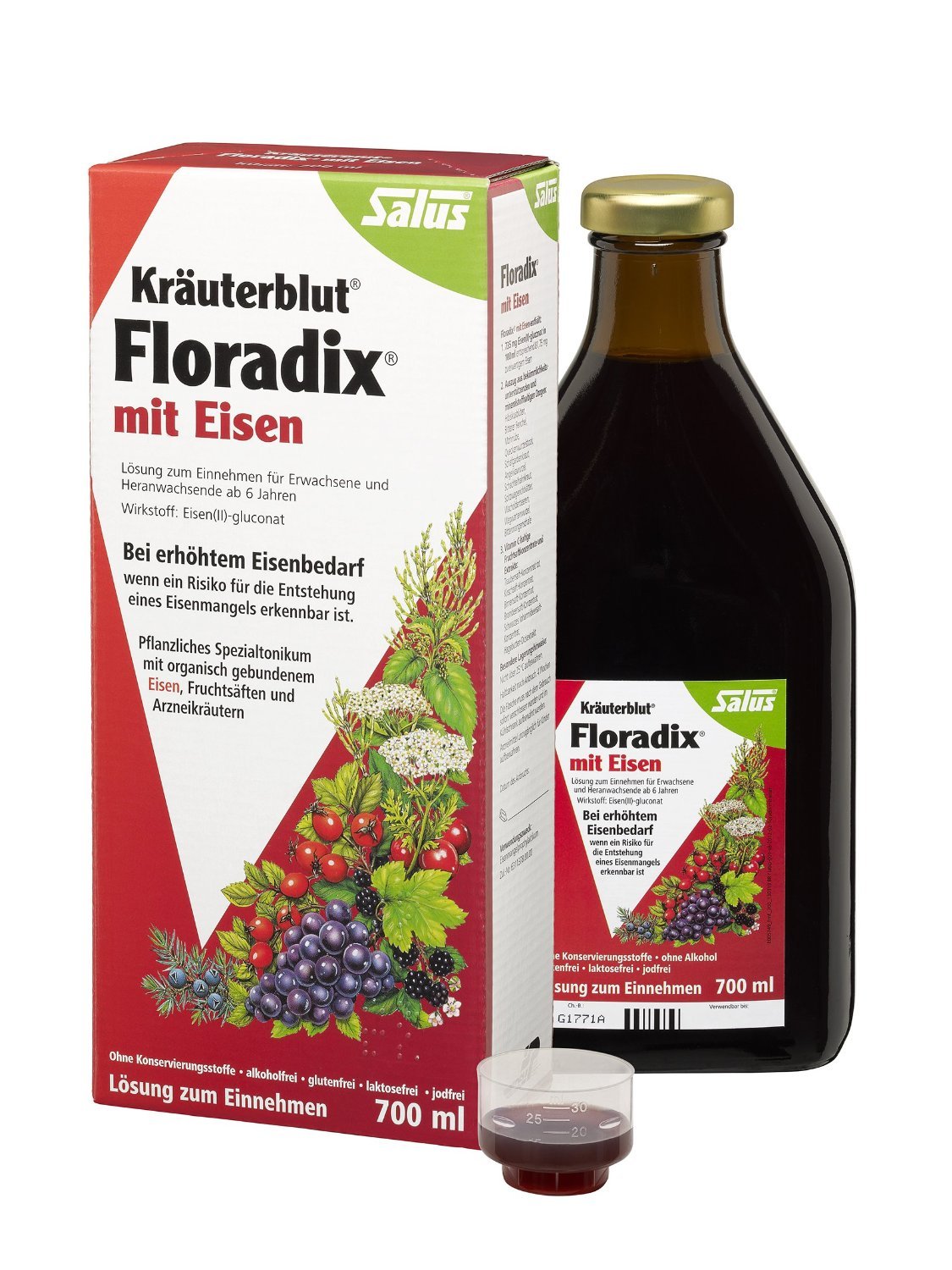 Salus Kräuterblut Floradix, 2er Pack (2 x 700ml)