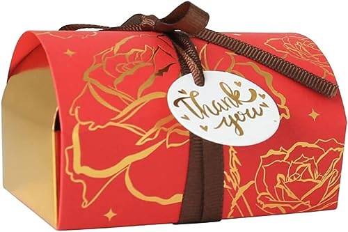 Süßigkeitenschachtel, Papier-Leckerli-Boxen, 10 Stück Schmuckschachtelform Papier Süßigkeiten Dragee Geschenkbox Kekse Schokolade Makronen Hochzeitsfeier Geschenkverpackung Box für Kekse Zucker