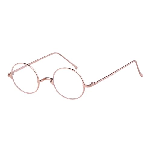 MUTYNE Retro Runde Sonnenbrille Damen Herren Luxus Vintage Persönlichkeit Brücke Kleiner Rahmen Brillenschirme,c3,Einheitsgröße
