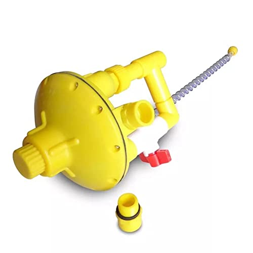 Lanlousy 1 STÜCKE Geflügelzuchtsystem Wasserleitung Wasserdruckregler Automatisches Druckregelventil Gelb