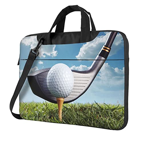 Tragbare Laptoptasche für Golfschläger: >> Tasche für Arbeitscomputer mit Tragegriff, schwarz, 13 Zoll