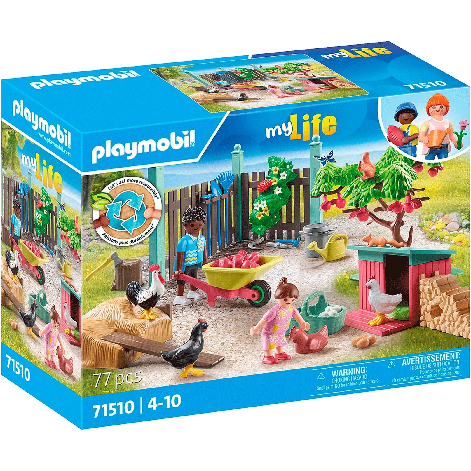 PLAYMOBIL 71510 Kleine Hühnerfarm im Tiny House Garten