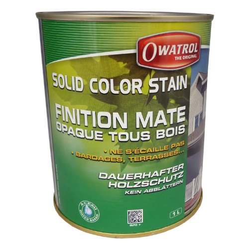 Owatrol Solid Color Stain 1 ltr. (Deckweiss)
