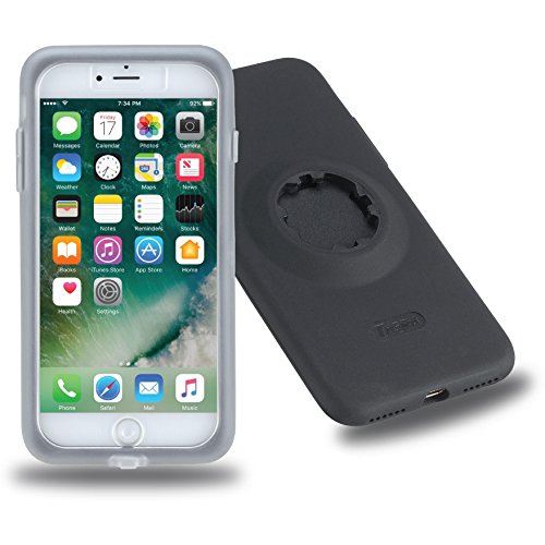 Tigra Sport Fitclic MountCase 2 Hülle mit RainGuard für Apple iPhone 7 Kompatibel mit Diversen Fitclic Halterungen - Schwarz