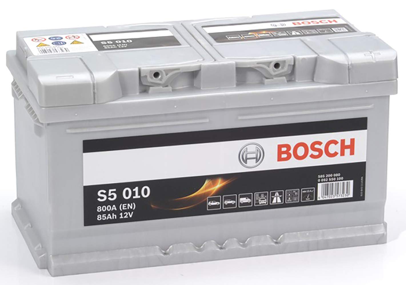Bosch S5010 - Autobatterie - 85A/h - 800A - Blei-Säure-Technologie - für Fahrzeuge ohne Start-Stopp-System