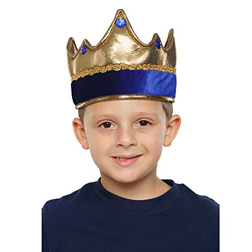 Dress Up America s Königskrone für Kinder – Königsprinz-Kostümkrone – Einheitsgröße