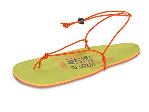 Lizard Roll Up Sandalen Freizeit und Sportwear Unisex Erwachsene, Mehrfarbig - Grau Orange - Größe: 38 EU