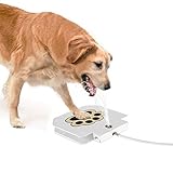Rosvola Pet Water Sprinkler, Kunststoff Material Langlebiger Stabiler Hundewasserbrunnen, Dog Feeder Pet Puppy für Wasserspender
