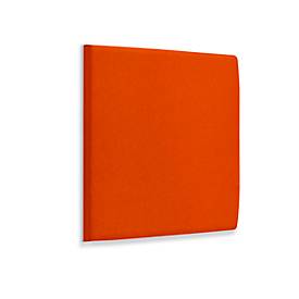 Wandpaneele m. Alurahmen, B 600 x T 600 x H 60 mm, glatte Oberfläche, orange