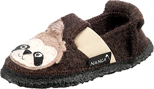 Nanga Boys Shaggy Sloth Slipper, braun