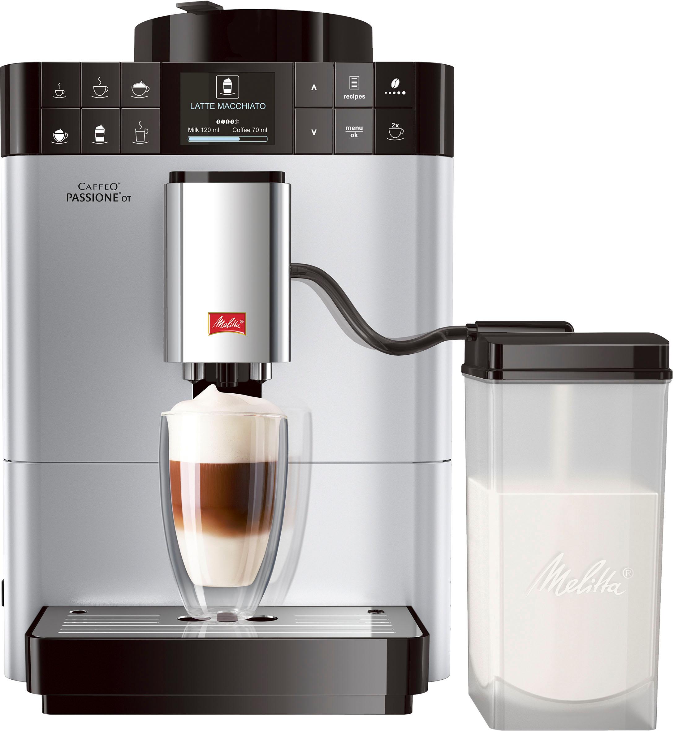 Melitta Kaffeevollautomat "Passione One Touch F53/1-101, silber" 3
