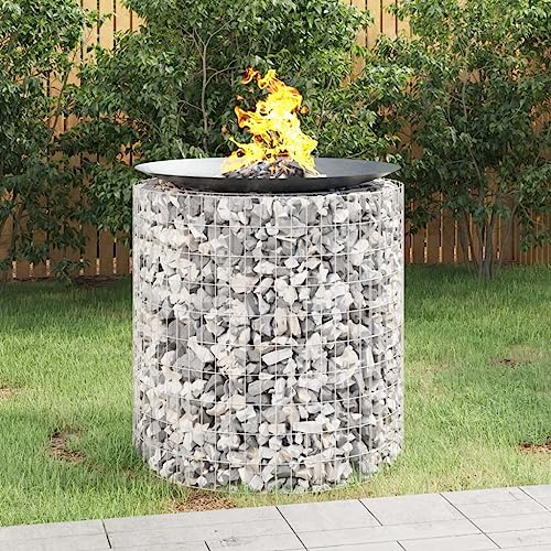 Möbel Home Tools Gabion Feuerstelle ? 100 cm verzinktes Eisen