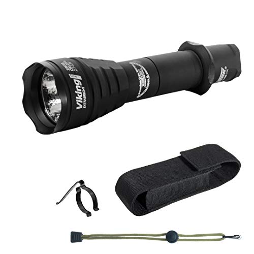 Armytek Unisex – Erwachsene Viking Pro V3 Taschenlampe, Schwarz, Normal
