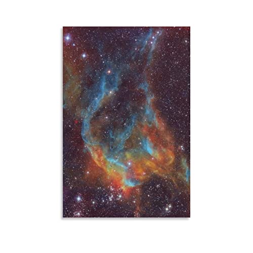 XXJDSK Foto Auf Leinwand Milchstraße Galaxy NGC 3572 Leinwand Kunst Moderne Familie Schlafzimmer Dekor Poster 60X90cm Kein Rahmen