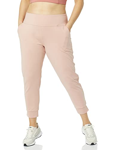 Core 10 Damen Ganztägig Bequeme Aktiv-Jogginghose, Staubrosé, XL