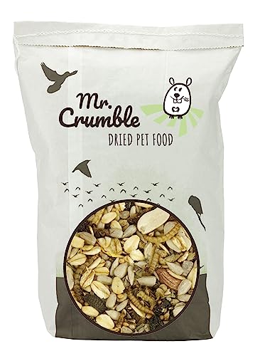 Mr. Crumble Dried Pet Food Schlemmer-Picknick mit Insekten Vogelfutter für Wildvögel ganzjährig ohne Weizen 10 kg