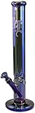 BL Glas Bong 'Neverland' Icebong Regenbogeneffekt (Blau - Lila) 45 cm/Ø 52mm / Schliff: NS 19/14 (18,8mm/14,5mm) Wandstärke: 5mm - 420QUEENZ Bong-Kollektion