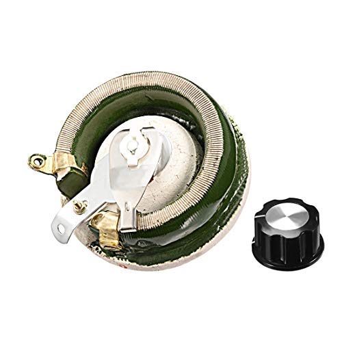 200 Ohm 150 W Potentiometer Spulen Keramik High Power mit Knopf Widerstand variabel Rheostat