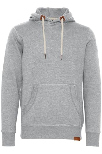 SOLID TripHood Herren Kapuzenpullover Hoodie Sweatshirt aus hochwertiger Baumwollmischung, Grey Melange Pile, M